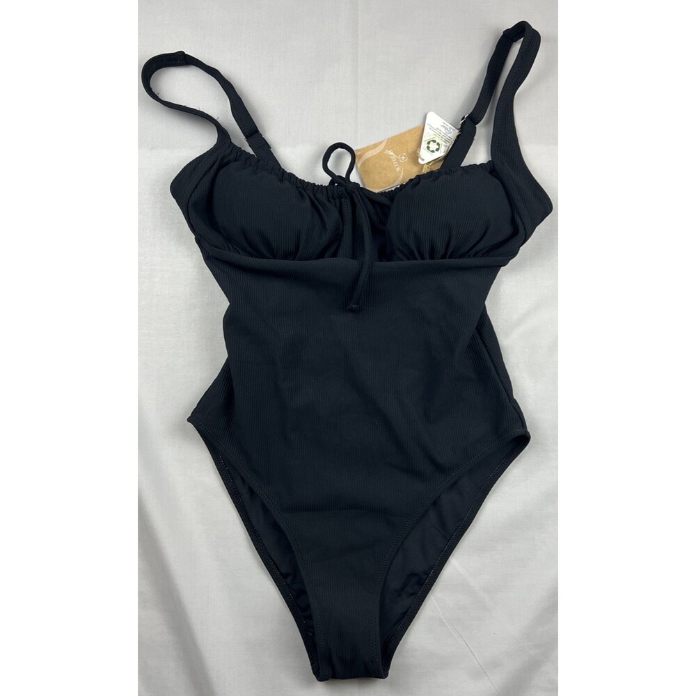 Berlook One Piece Ribbed Swimsuit NWT